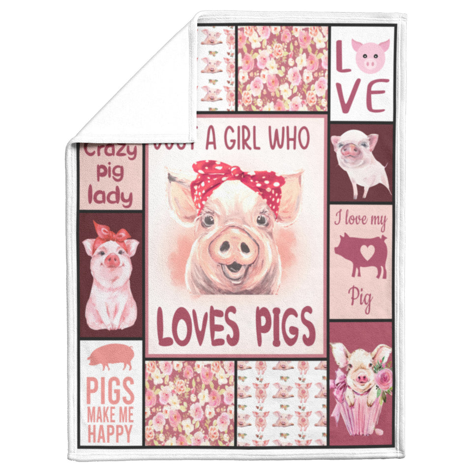 Crazy Pig Lady blanket copy
