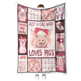 Crazy Pig Lady blanket copy