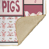 Crazy Pig Lady blanket copy
