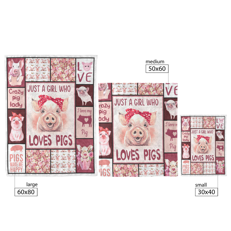 Crazy Pig Lady blanket copy