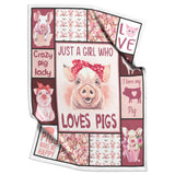 Crazy Pig Lady blanket copy