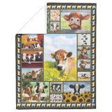 Cute Cow Blanket, Cows Fleece, Sherpa Blanket copy