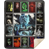 The Exorcist Blanket, The Exorcist Horror Movie Fleece, Sherpa Blanket MSHM Premium Mink Sherpa Blanket 50x60