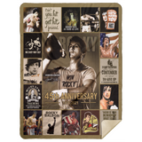 Rocky Balboa Blanket, Rocky Balboa 45th Anniversary Fleece, Sherpa Blanket - MSHL Premium Mink Sherpa Blanket 60x80