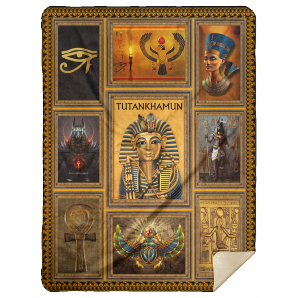 Love Ancient Egypt Like Blanket, Love Ancient Egypt Like Quilt, Fleece Sherpa Blanket - MSHL Premium Mink Sherpa Blanket 60x80
