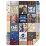Creed, Yeager, Lincoln & Chuckie - MSHL Premium Mink Sherpa Blanket 60x80