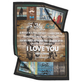 Dad Gifts Fathers Day Birthday Gifts From Daughter Throw Blanket copy
