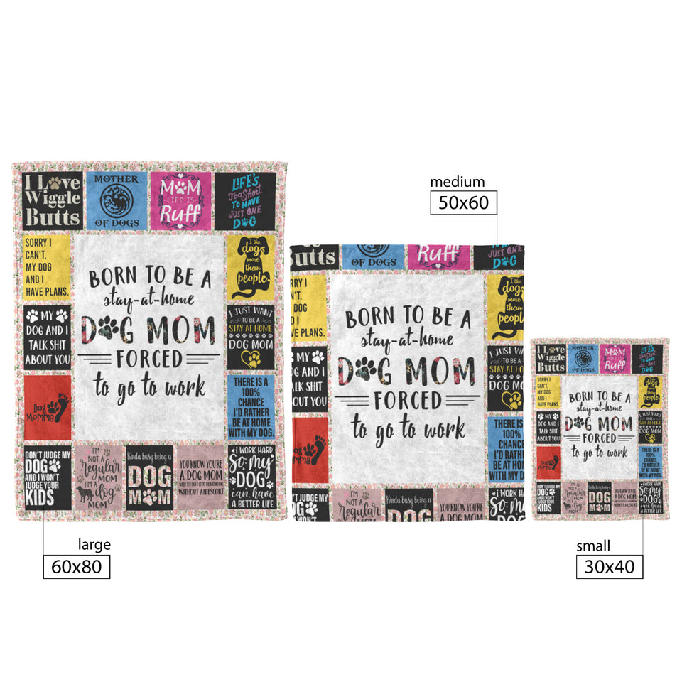 Dog Mom Theme My Dog And I Talk Shit About You Quilt Blanket copy