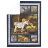 Donkey Quilt, Gifts For Donkey Lover