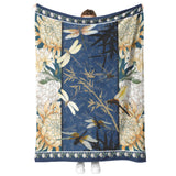 Dragonfly Four Season Christmas Blanket