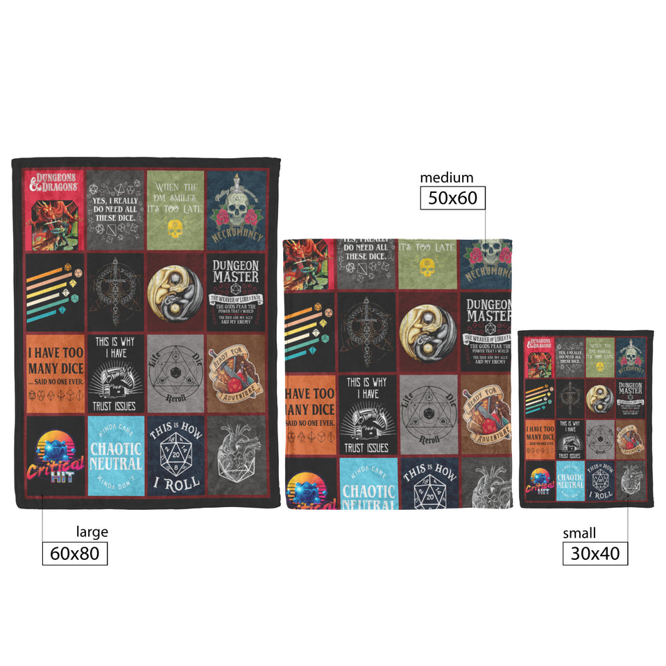 Dungeons and Dragons Blanket