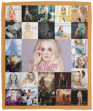 Carrie Underwood Blanket, Carrie Underwood Fleece, Sherpa Blanket For Fans - VPM Cozy Plush Fleece Blanket - 50x60