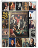 Kenny Rogers Blanket Kenny Rogers For Fan Quilt Fleece Sherpa Throw VPL Cozy Plush Fleece Blanket - 60x80