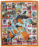 Naruto Manga Blanket Naruto Anime Quilt Fleece Sherpa Throw Blanket VPM Cozy Plush Fleece Blanket - 50x60