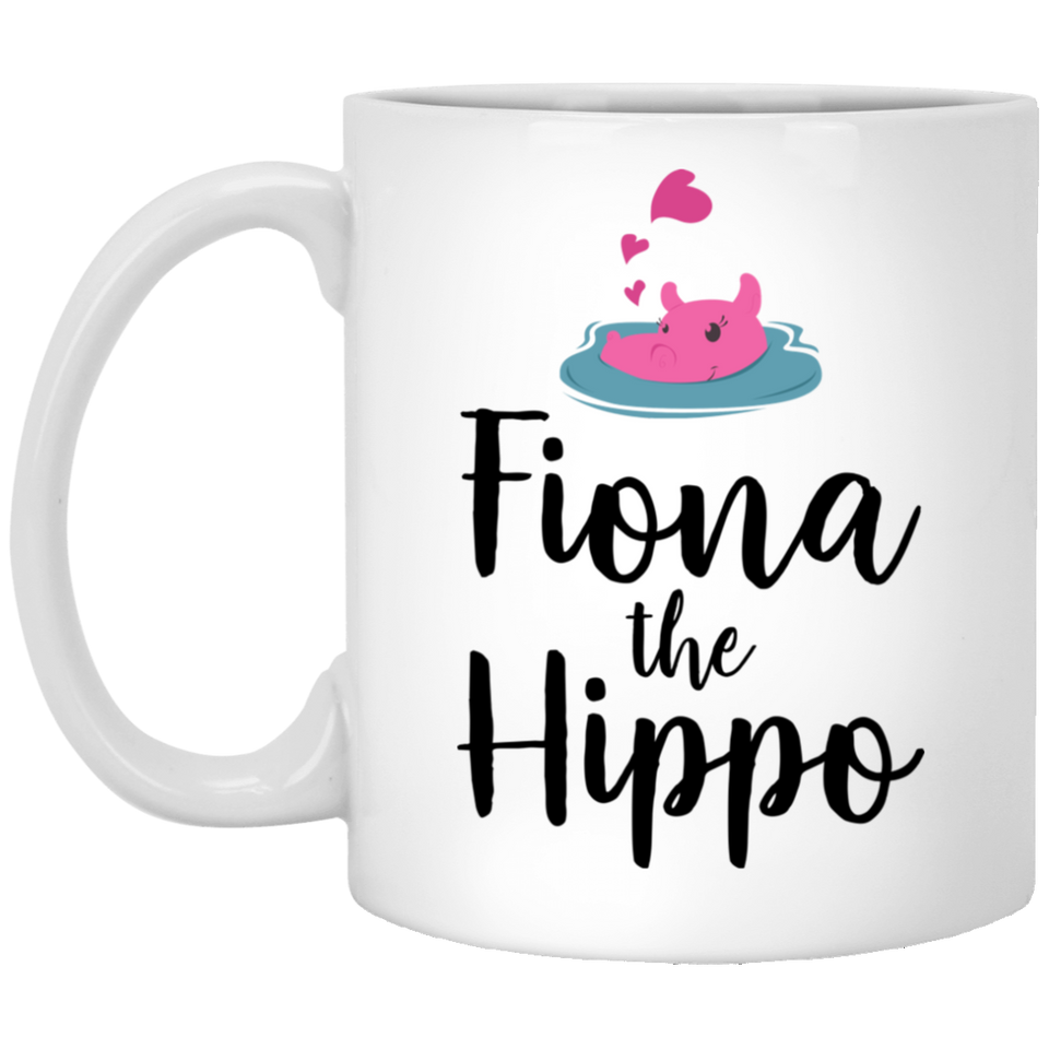 Jyotis - Fiona The Hippo #TeamFiona, Cute Baby Hippo Mug, Team Fiona The Hippo Love Hippopotamuss Mug, Novelty Funny Coffee Mug, Unique Coffee Mug 11Oz