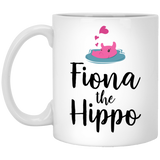 Jyotis - Fiona The Hippo #TeamFiona, Cute Baby Hippo Mug, Team Fiona The Hippo Love Hippopotamuss Mug, Novelty Funny Coffee Mug, Unique Coffee Mug 11Oz