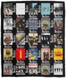 The Beatles Albums 06 3D Quilt Blanket Fleece Sherpa Throw Blanket Quilt - VPM Cozy Plush Fleece Blanket - 50x60