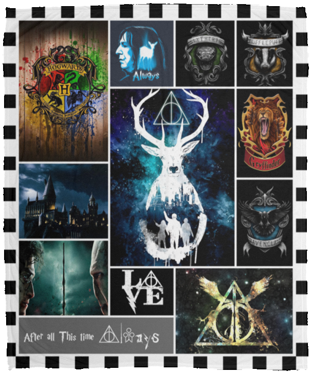 Harry Potter Blanket, After all this time? Always Fleece Blanket - VPM Cozy Plush Fleece Blanket - 50x60
