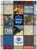 Ashton - VPS Cozy Plush Fleece Blanket - 30x40