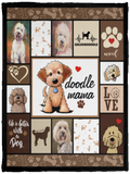 Doodle Mama Blanket, Doodle Mama Fleece, Sherpa Blanket For Dog Lover VPS Cozy Plush Fleece Blanket - 30x40