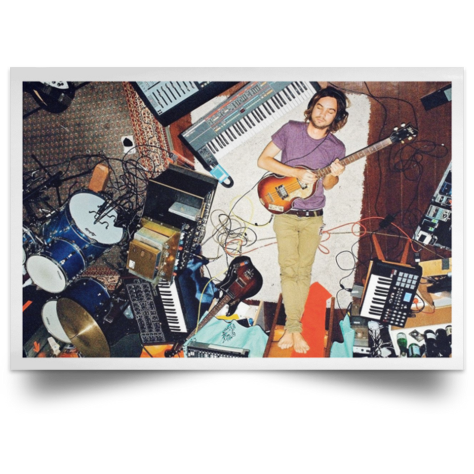 Kevin Parker Tame Impala Rock Music Poster No Frame (24 X 16 (Horizontal)) POSLA Satin Landscape Poster