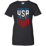 USA Soccer Jersey Womens Team 2019 Cup (G200L GUC Women's T-Shirt Black)