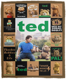 Ted Movie Blanket, Ted Movie Fleece, Sherpa Blanket - VPM Cozy Plush Fleece Blanket - 50x60