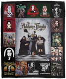 The Addams Family Blanket, The Addams Family Movie Fleece, Sherpa Blanket VPM Cozy Plush Fleece Blanket - 50x60