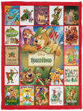 Robin Hood Blanket, Robin Hood cartoon movie Fleece, Sherpa Blanket VPS Cozy Plush Fleece Blanket - 30x40