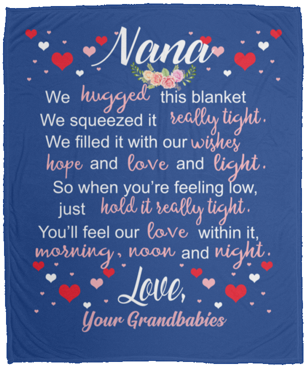 Your Grandbabies - VPM Cozy Plush Fleece Blanket - 50x60