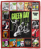 Green Day Blanket Green Day Style Quilt Fleece Sherpa - VPM Cozy Plush Fleece Blanket - 50x60
