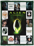 Alien Blanket, Xenomorph Blanket, Alien Xenomorph Fleece, Sherpa Blanket VPS Cozy Plush Fleece Blanket - 30x40