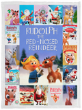 Rudolph The Red Nosed Reindeer Fleece, Sherpa Blanket Christmas TV special - VPS Cozy Plush Fleece Blanket - 30x40