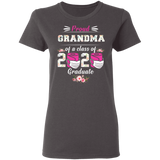 Proud Grandma of A Class of 2020 Graduate T-Shirt Quarantined Floral Shirt