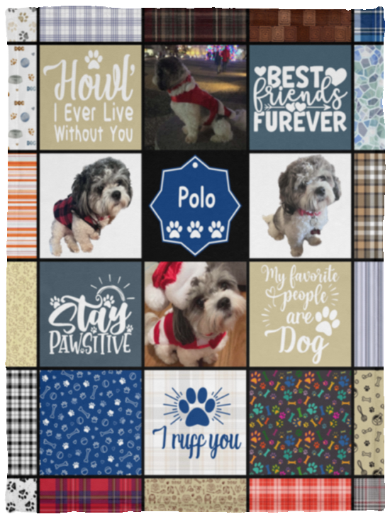 Polo - VPS Cozy Plush Fleece Blanket - 30x40
