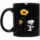 Snoopy You are my sunshine Coffee Mug, Snoopy Mug, Dog Mom Sunflower 11oz CC
