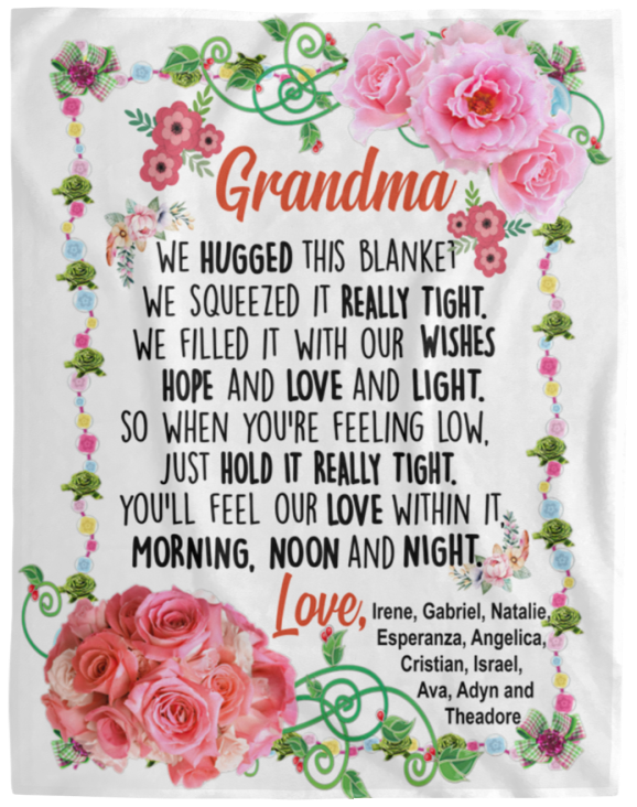 Irene, Gabriel, Natalie, Esperanza, Angelica, Cristian, Israel, Ava, Adyn and Theadore - VPL Cozy Plush Fleece Blanket - 60x80