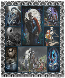 Nightmare Before Christmas Fleece, Sherpa Blanket, Jack Skellington Quilt - VPM Cozy Plush Fleece Blanket - 50x60