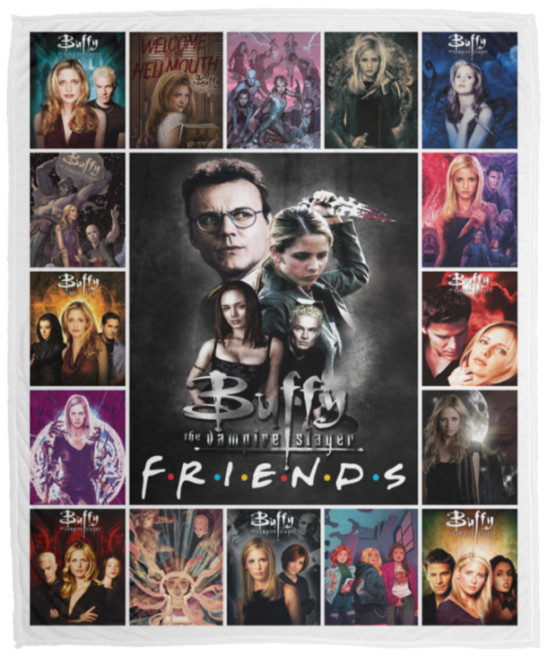 Buffy the Vampire Slayer Blanket, Buffy the Vampire Slayer - friends Quilt - VPM Cozy Plush Fleece Blanket - 50x60