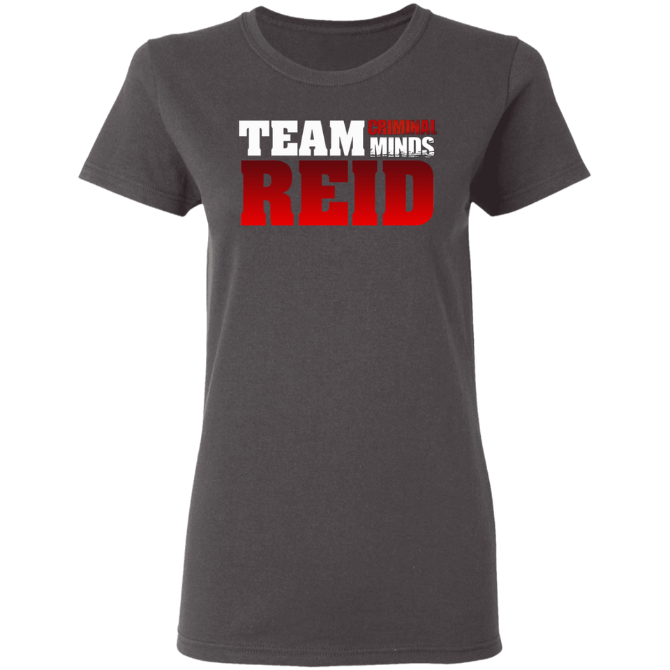 Team Reid Women's Dark Shirt T-Shirt G500L Ladies' 5.3 oz. T-Shirt
