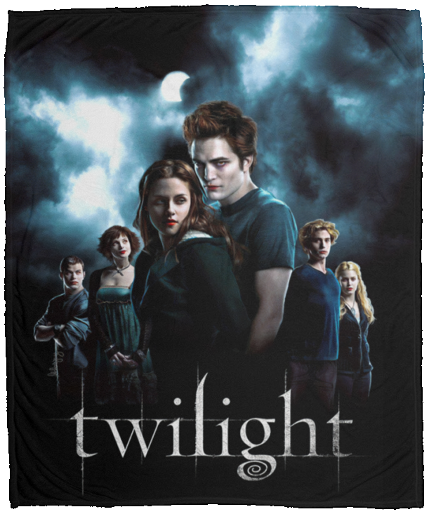 The Twilight Saga Sherpa Fleece Blanket, The Twilight Saga Blanket Gift Ideas VPM Cozy Plush Fleece Blanket - 50x60
