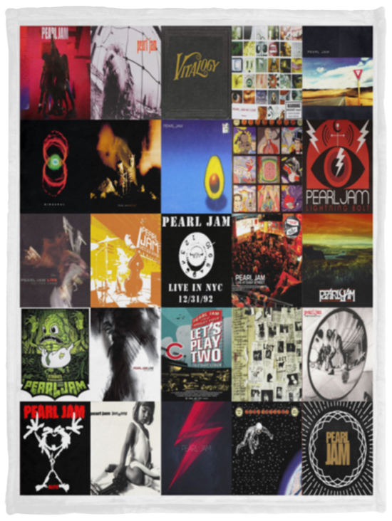 Pearl Jam For Fans 3D Quilt Blanket Fleece Sherpa Throw Blanket Quilt VPS Cozy Plush Fleece Blanket - 30x40