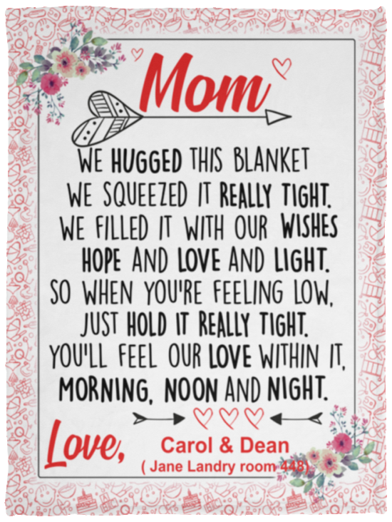 Carol & Dean VPS Cozy Plush Fleece Blanket - 30x40