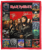 Iron Maiden Blanket, Heavy Metal Band Fleece, Sherpa, Throw Blanket Rock  - VPM Cozy Plush Fleece Blanket - 50x60