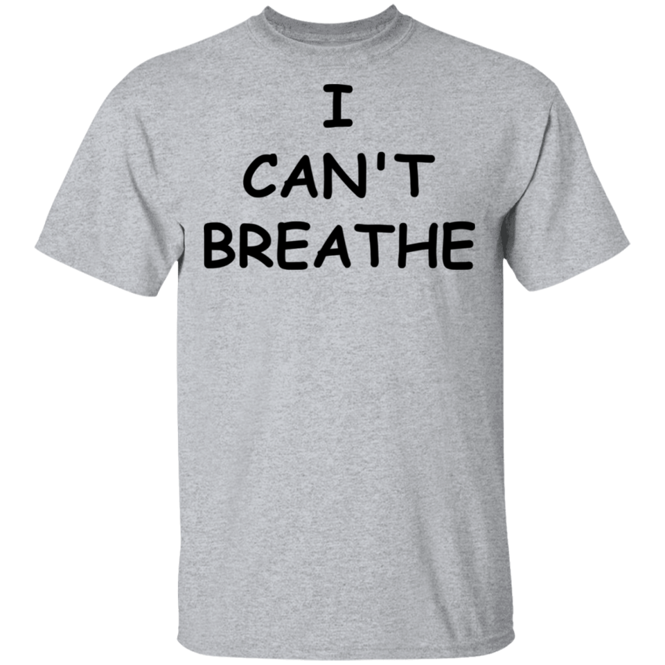 I Cant Breathe Mens Shirts Protest Tees Black Lives Matter END Police Brutality Now