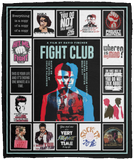 Fight Club Blanket, Fight Club movie Fleece, Sherpa Blanket VPM Cozy Plush Fleece Blanket - 50x60