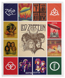 Led Zeppelin Blanket, Led Zeppelin Band Fleece, Sherpa Blanket For Fans Ver3 VPM Cozy Plush Fleece Blanket - 50x60
