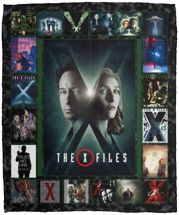 The X Files Blanket The X-Files TV Series Fleece Sherpa Blanket Gift Ideas VPM Cozy Plush Fleece Blanket - 50x60