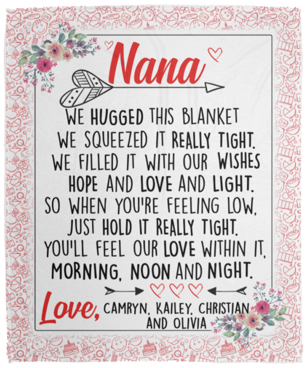 Camryn, Kailey, Christian and Olivia - VPM Cozy Plush Fleece Blanket - 50x60