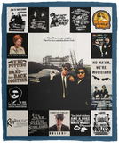 The Blues Brothers Blanket, Funny Movie Fleece, Sherpa Blanket VPM Cozy Plush Fleece Blanket - 50x60